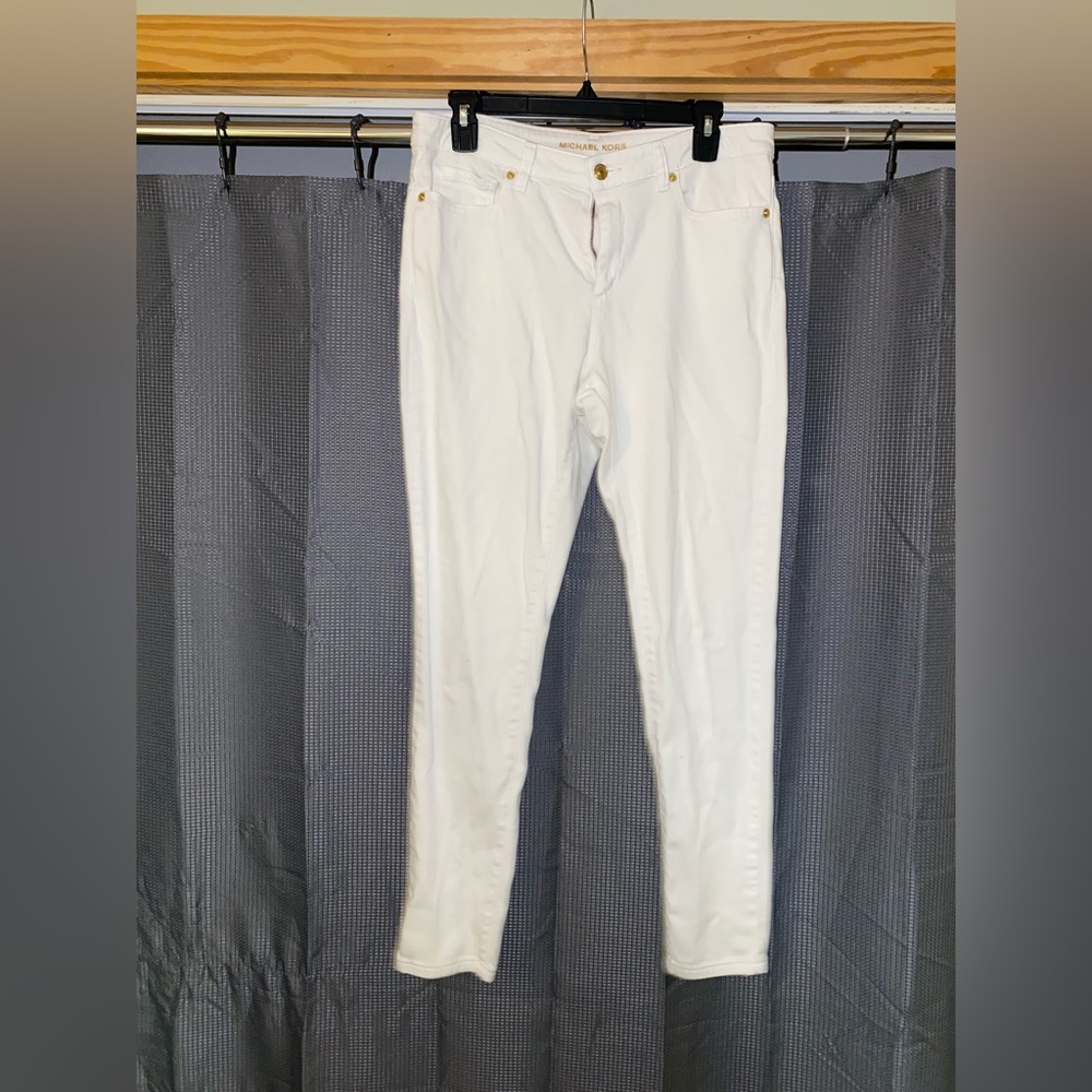 Michael Kors White Skinny Jeans